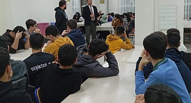 Milli Eğitim Müdürü Aziz Gün’den Haydar Aliyev Fen Lisesi Pansiyonuna Ziyaret