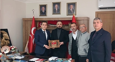 Türk Tarım-Orman Sen Heyetinden MHP İl Başkanı Ateş’e Ziyaret