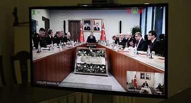 Vali Ercan Turan, İçişleri Bakanı Ali Yerlikaya'nın Başkanlığında Video Konferans Toplantısına Katıldı