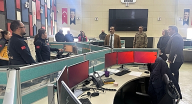 Vali Yardımcısı Çelebi’den 112 Acil ve GAMER’e Denetim Ziyareti
