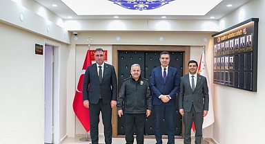 Ceza İnfaz Kurumu Müdürlerinden Emniyet Müdürü Turgay’a Ziyaret