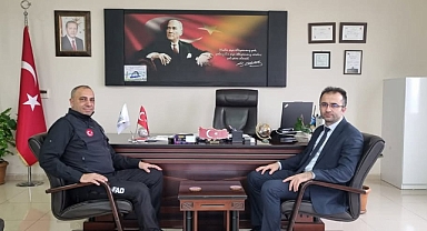 Gençlik ve Spor İl Müdürü Recai Şahin’den AFAD Müdürü Fikret Deniz’e Ziyaret