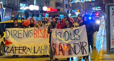 Iğdır'da İsrail'e Tepki Yürüyüşü