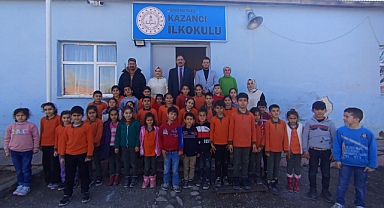 İl Milli Eğitim Müdürü Aziz Gün’den Köy Okullarına Ziyaret