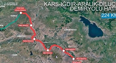Kars-Iğdır-Aralık-Dilucu Demir Yolu Projesi İçin Halkla Buluşma Toplantıları Başladı
