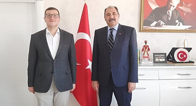 Prof. Dr. Oğuzhan Aydın’dan İl Milli Eğitim Müdürü Aziz Gün’e Ziyaret