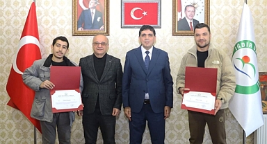 Rektör Alma, Cezayirli Araştırmacılara Sertifikalarını Takdim Etti