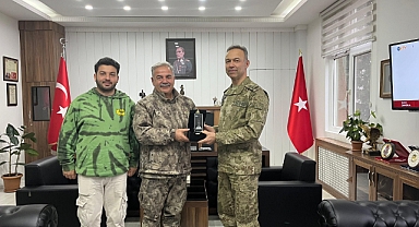 Emniyet Müdürü Niyazi Turgay'dan Garnizon Komutanı Tuğgeneral Cavit Tütüncü'ye Ziyaret