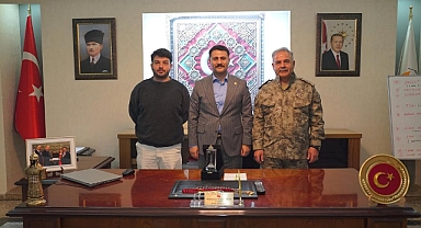 İl Emniyet Müdürü Niyazi Turgay’dan Kaymakam Muhammet Fatih Aydın’a Ziyaret