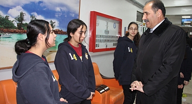 İl Millî Eğitim Müdürü Aziz Gün’den Mehmet Murat İşler Sosyal Bilimler Lisesi’ne Ziyaret