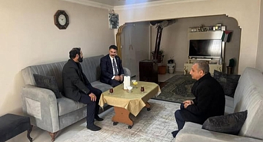 Kaymakam Muhammet Fatih Aydın, İsrafil Bayat’ın Taziyesine Katıldı