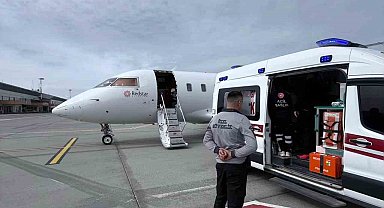 Kalp hastası bebek ambulans uçakla İstanbul'a sevk edildi