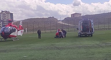 Malatya'da ambulans helikopter 76 yaşındaki hasta için havalandı