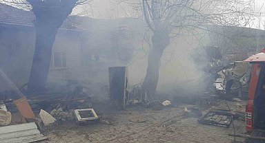 Malatya'da bahçe yangını