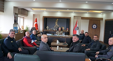 Ulusal Basın Temsilcilerinden Emniyet Müdürü Turgay’a Ziyaret