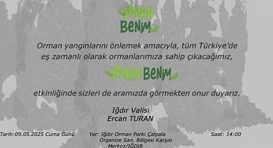 Iğdır'da #OrmanBenim Seferberliği: Yeşil Vatan İçin Hep Birlikte!