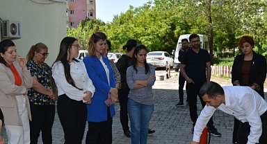 Iğdır İl Sağlık Müdürlüğü Ek Binasında Gerçeğini Aratmayan Yangın Tatbikatı