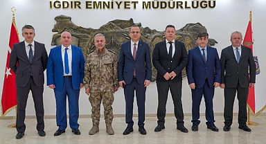 Polis Başmüfettişlerinden Iğdır Emniyetine Ziyaret