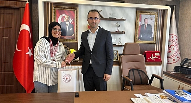 Üniversiteler Arası Gençlik Oyunları’nda Derece Alan Judocu Selvi Aydemir’den İl Müdürü Şahin’e Ziyaret