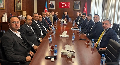 Vali Turan Azerbaycan’da: Iğdır ve Azerbaycan Arasında Yatırım ve İş Birliği Görüşmeleri