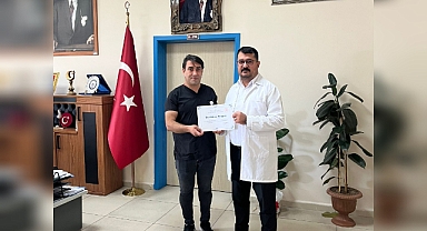 Başhekim Çetinkaya’dan Özverili Hastane Personeline Teşekkür Belgesi