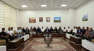 Büyük Turan Devletleri Teşkilatı’ndan Rektör Gürel’e Nezaket Ziyareti