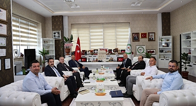 Çölleşme ve Erozyonla Mücadele Heyetinden Rektör Gürel’e Ziyaret