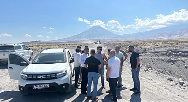 Genel Sekreter Çarman Ağrı Dağı Güvenlik Yolunu İnceledi