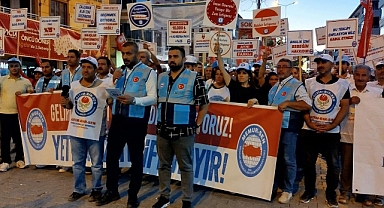 IĞDIR – YETERSİZ TEKLİFE HAYIR! GELİRDE ADALET, ÜCRETTE DENGE İSTİYORUZ