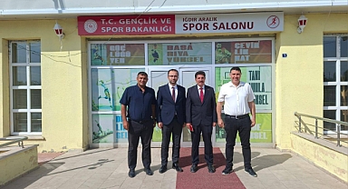 Recai Şahin’den Aralık Gençlik ve Spor İlçe Müdürlüğüne Ziyaret