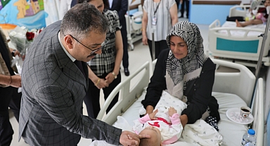 Vali Turan’dan Hastane Ziyareti