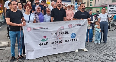 Iğdır’da Sağlıkçılardan Sağlıklı Yaşam İçin Yürüyüş Etkinliği