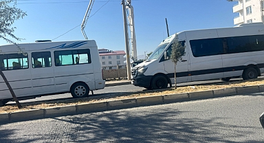 İlham Aliyev Bulvarı’nda Maddi Hasarlı Trafik Kazası