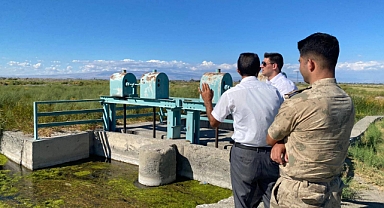 Kaymakam Erdoğan’dan Köylerde Tarımsal Sulama ve Sel Önlemleri İncelemesi
