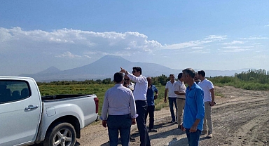 Kaymakam Erdoğan, Köylerde Yol ve Okul Çalışmalarını İnceledi