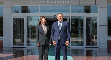 Rektör Gürel’den OMÜ Rektörü Aydın’a Ziyaret