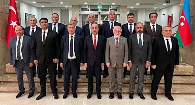 Rektör Gürel ve Üniversite Heyetinden Nahçıvan Başkonsolosu’na Ziyaret