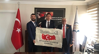 Şehit Aileleri Derneği Başkanı Ahmet Akdeniz’den Kaymakam Erdoğan’a Ziyaret