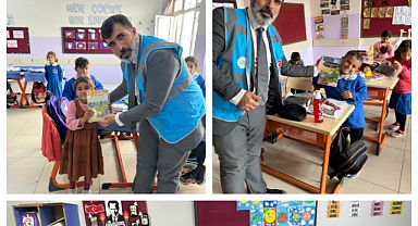 Büro Memur-Sen Iğdır'dan Minik Yüreklere Kırtasiye Desteği