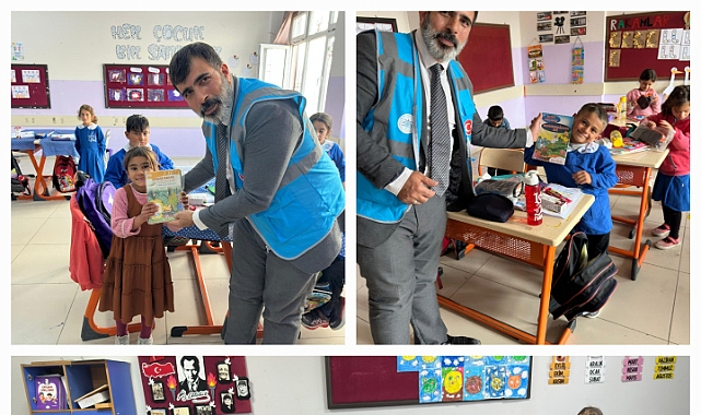 Büro Memur-Sen Iğdır'dan Minik Yüreklere Kırtasiye Desteği