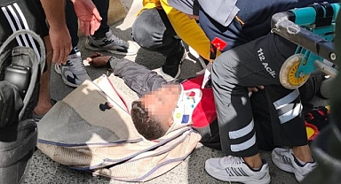 Motosiklet Sürücüsü Yaralandı