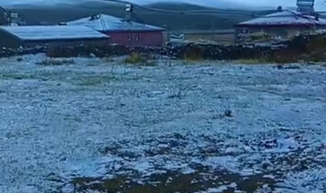 Sinek Yaylası’na Mevsimin İlk Karı Düştü!