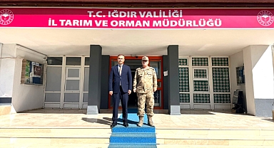 Tuğgeneral Zafer Özden’den İl Müdürü Ahmet Tingiş’e Nezaket Ziyareti 