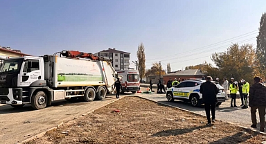 BELEDİYE ARACI ORTA YAŞLI KADINI EZDİ