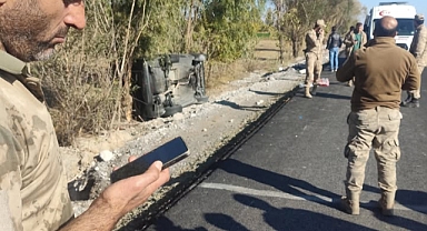 Iğdır’da Yan Yatan Araç Korkuttu: Can Kaybı Yok