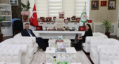 KAMER Vakfı Iğdır Temsilcisi Songül Keskin’den Rektör Gürel’e Ziyaret