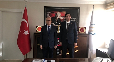 Kıdemli Albay Karabulut’tan Kaymakam Erdoğan’a Nezaket Ziyareti