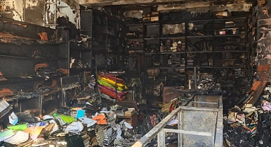 Dörtyol’da İş Yeri Alevlere Teslim Oldu