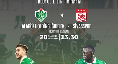 Iğdır’da Futbol Heyecanı Zirve Yapıyor: Alagöz Holding Iğdır FK, Sivasspor’u Ağırlıyor