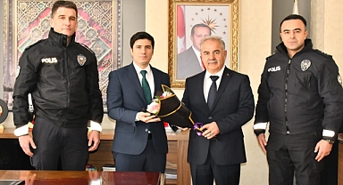 İl Emniyet Müdürü Niyazi Turgay’dan Kaymakam Gülnar’a İdareciler Günü Ziyareti